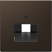 Лицевая панель Schneider Electric Merten D-Life для 1-м. розетки RJ45 мокко